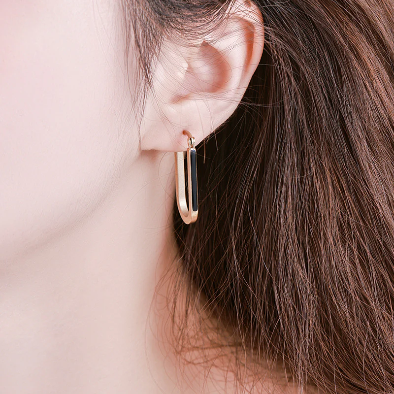 New Fashionable Cross-Border Stainless Steel Earrings - Image 4
