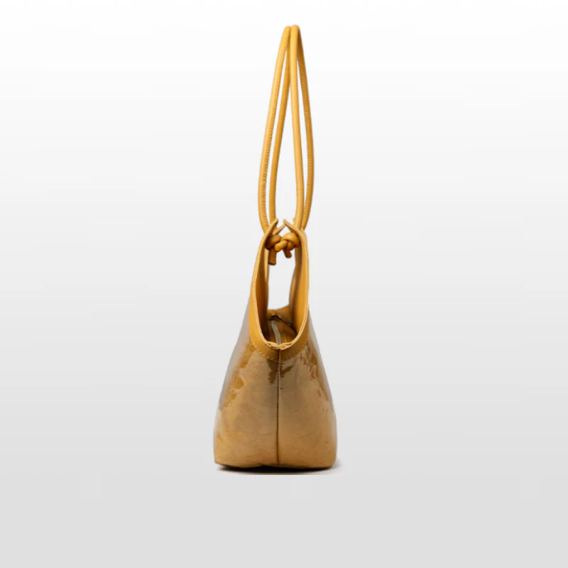 Niche Denim Patchwork Shoulder Bag - Image 2