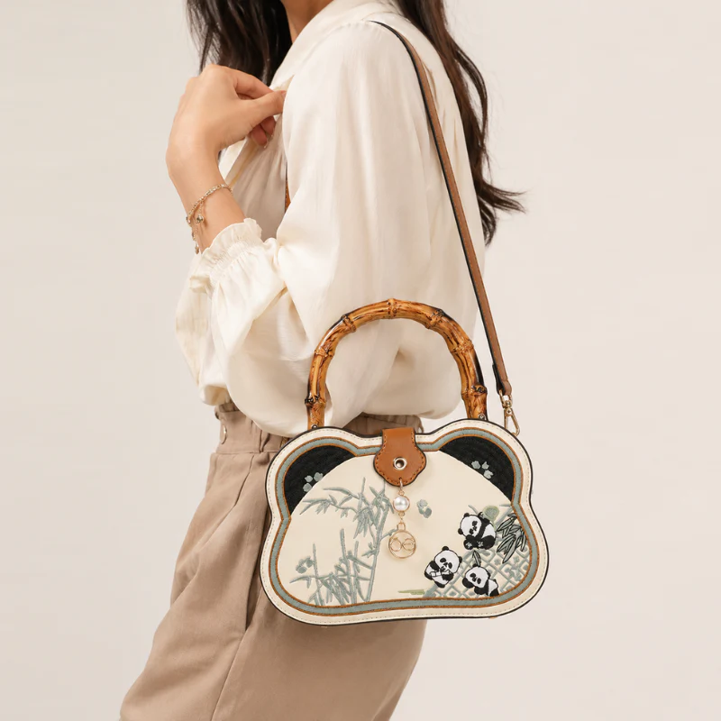 Panda Grove Bamboo Handbag - Image 4