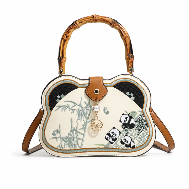 Panda Grove Bamboo Handbag - Image 5