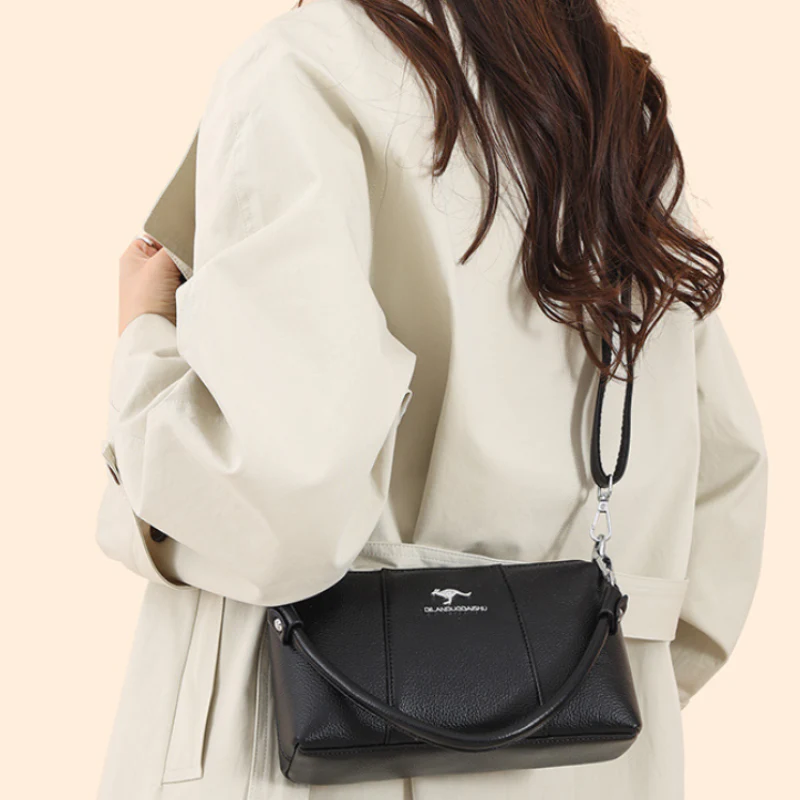 Patch Craft Simple Shoulder Bag - Image 4