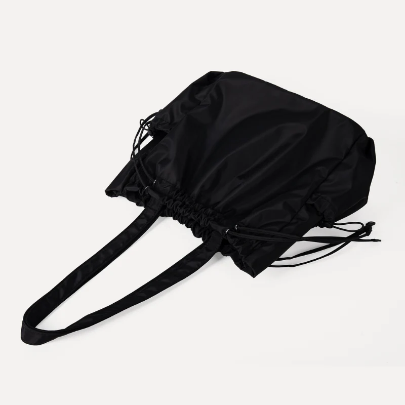 Pleat Draw Carry Shoulder Bag - Image 2
