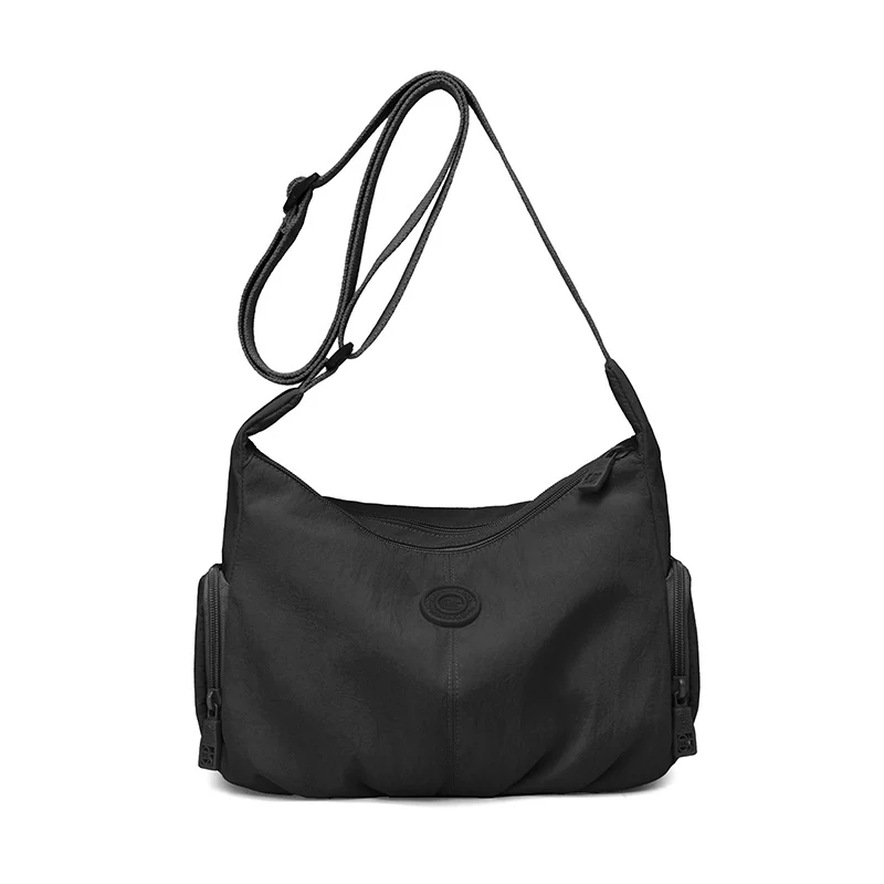 Pleated Nylon Casual Shoulder Bag - Image 5