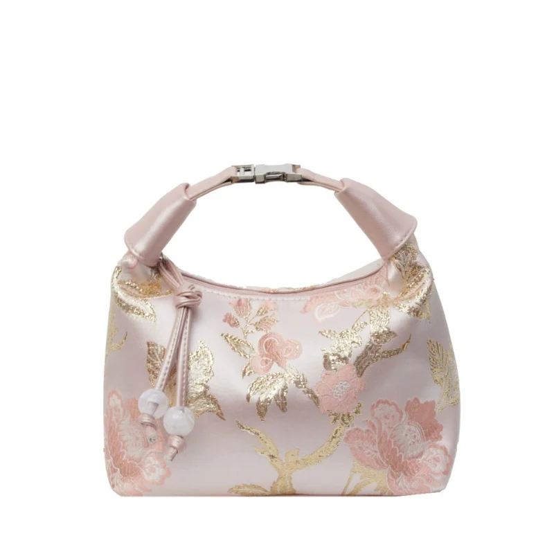 Pleated Silhouette Soft Touch Handbag - Image 5