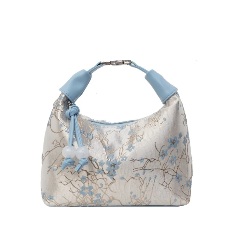 Pleated Silhouette Soft Touch Handbag - Image 6