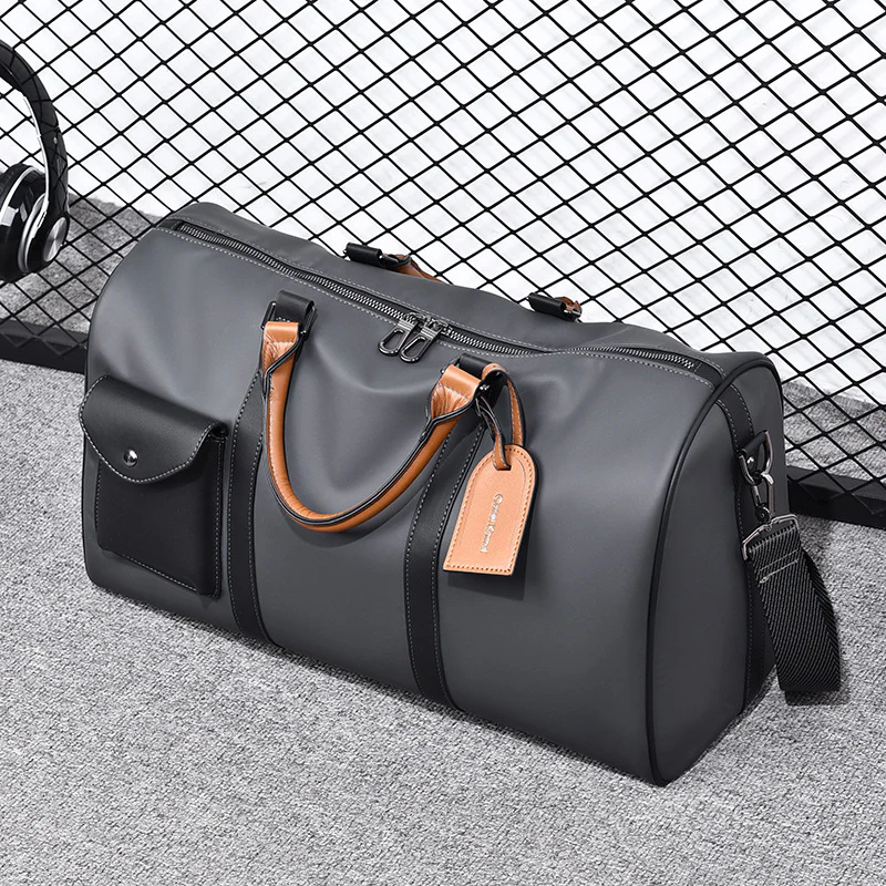 CateiKarrui Durable Large Capacity Leather Duffle Bag - Image 5