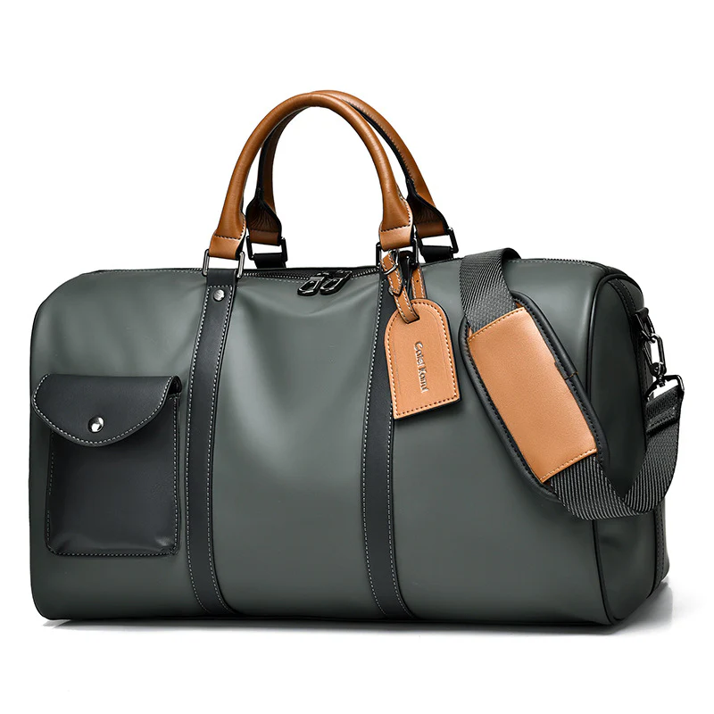 CateiKarrui Durable Large Capacity Leather Duffle Bag - Image 6