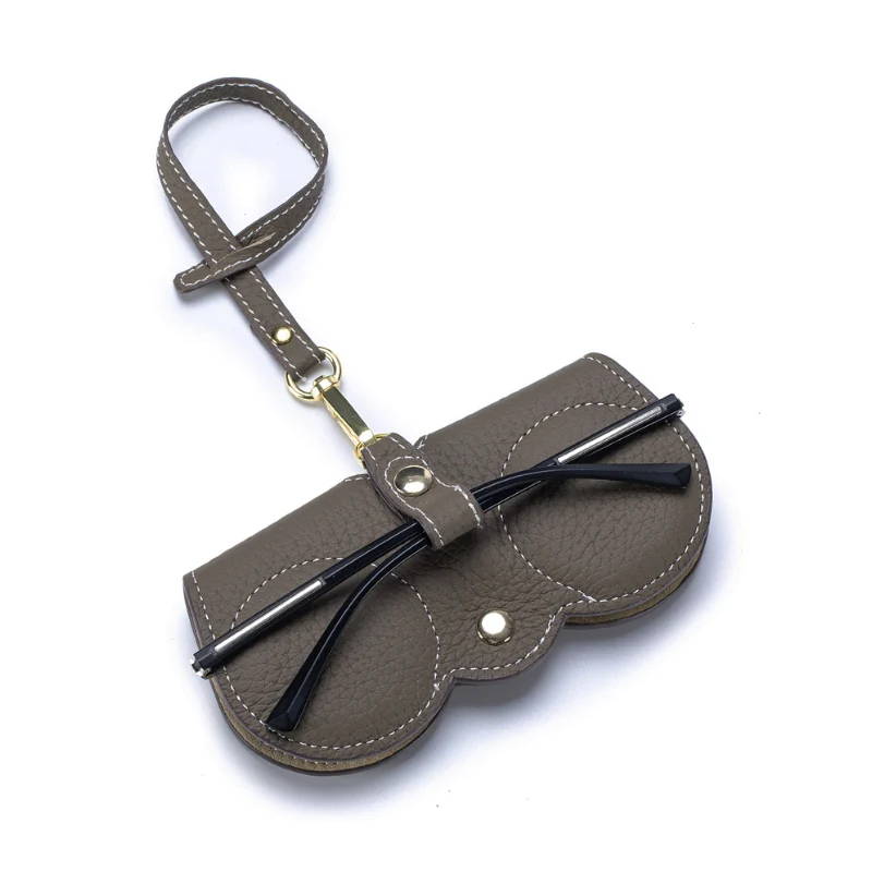 Premium Pebble Grain Eyewear Case Keychain - Image 5