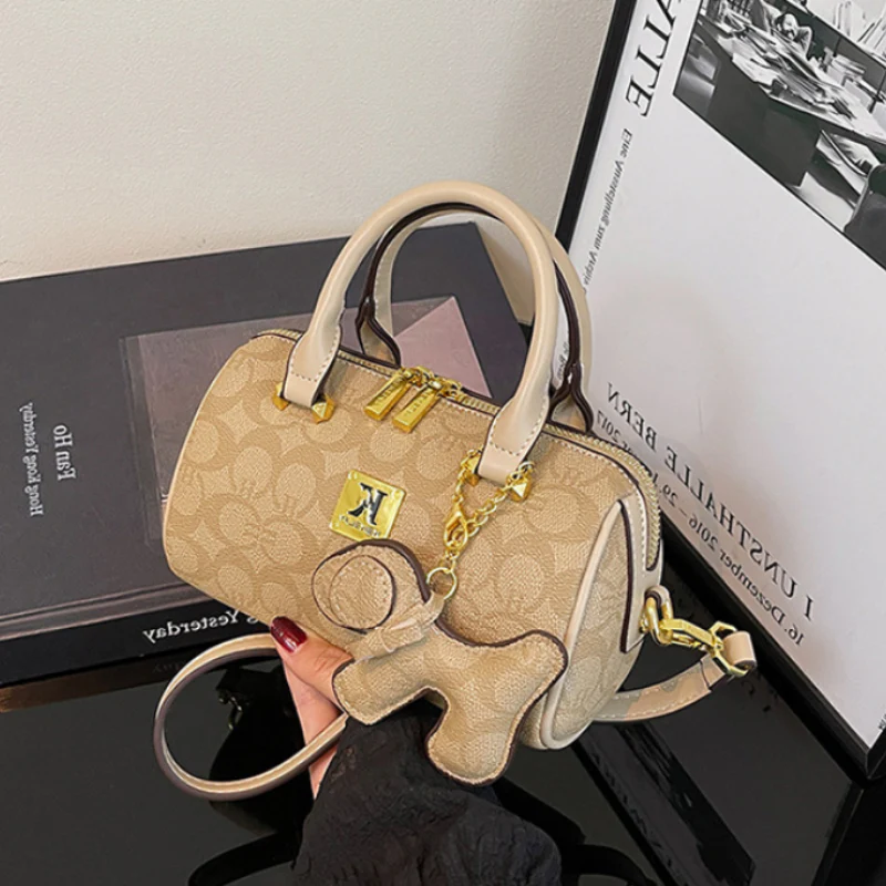 Printed Boston Women’s Handbag - Image 2