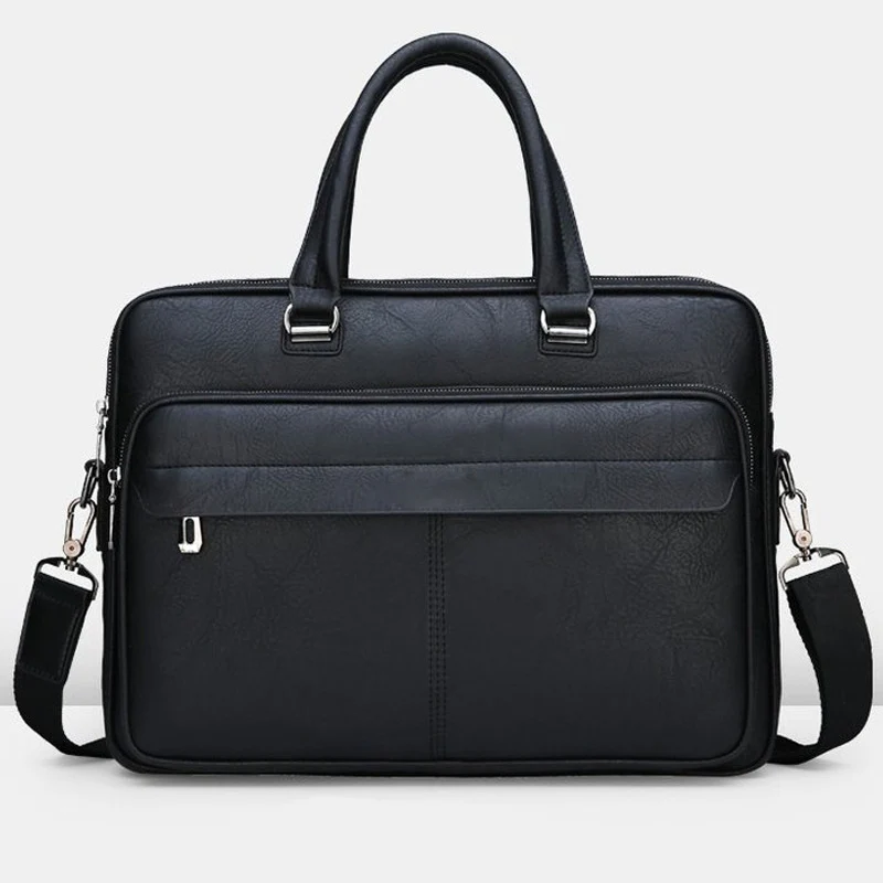 Professional Executive Vegan Leather Laptop Bag - Image 6