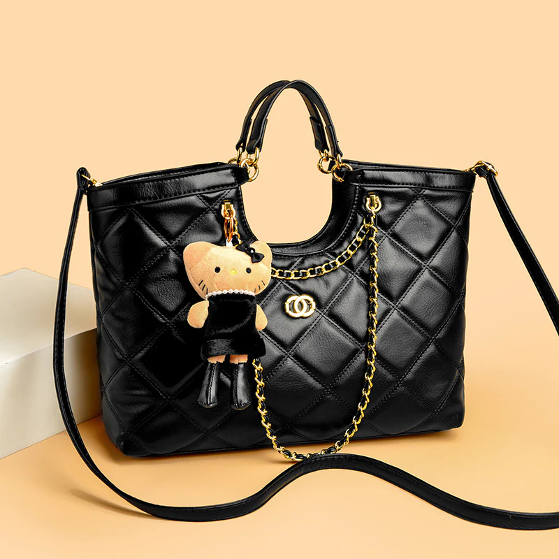 Quilt Charm Classic Handbag - Image 5