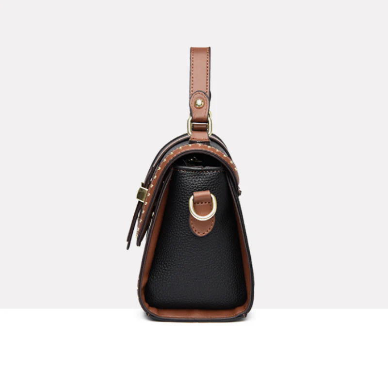 Regal Studded Flap Handbag - Image 2