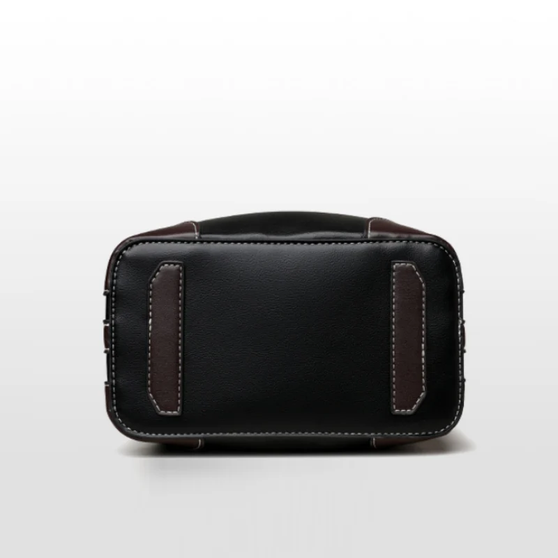 Retro Color-Block Women’s Bucket Bag - Image 3