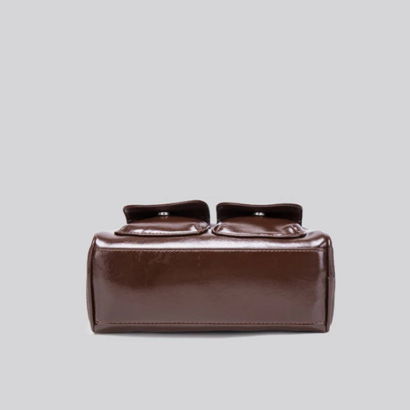 Retro Luxe Bowling Shoulder Bag - Image 3