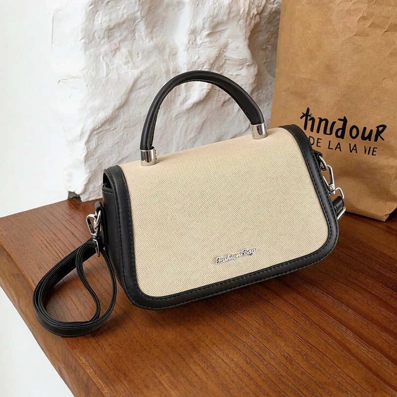 Retro Mini Structured Square Handbag - Image 5