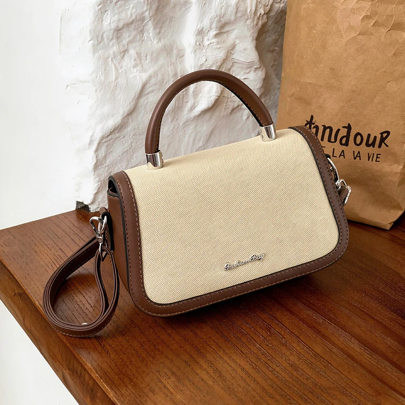 Retro Mini Structured Square Handbag - Image 6