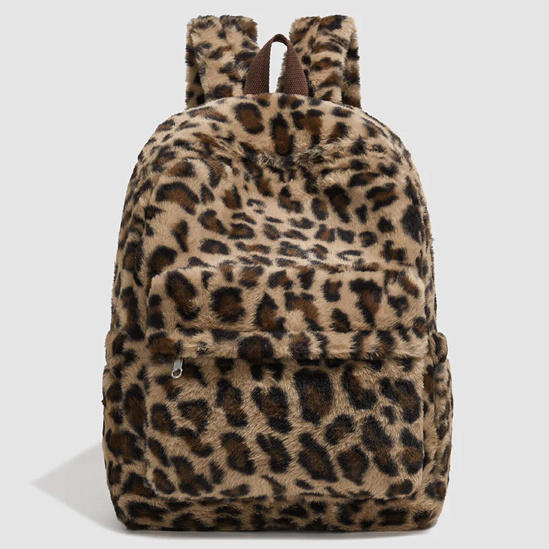 Retro Plaid Casual Backpack - Image 6