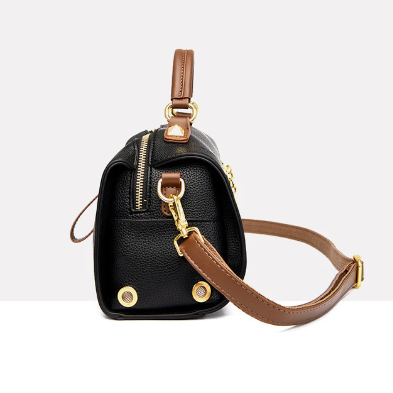 Retro Soft PU Leather Handbag For Women - Image 2