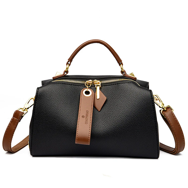 Retro Soft PU Leather Handbag For Women - Image 6