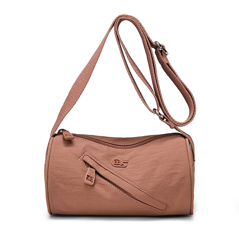 Round Nylon Crossbody Bag - Image 8