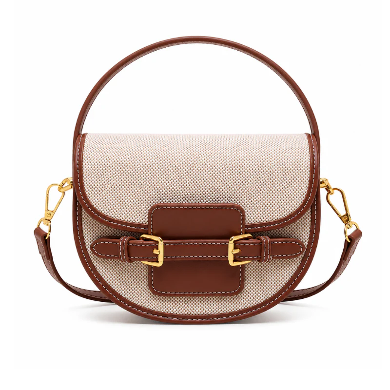 Sable Patchwork Elegance Handbag