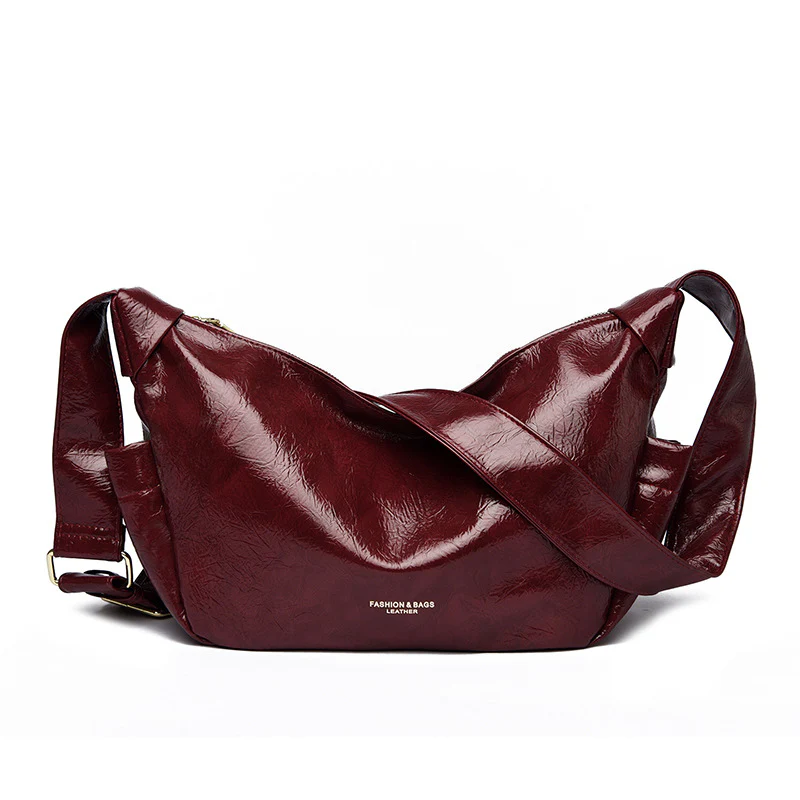 Sable Wax Leather Shoulder Bag - Image 5