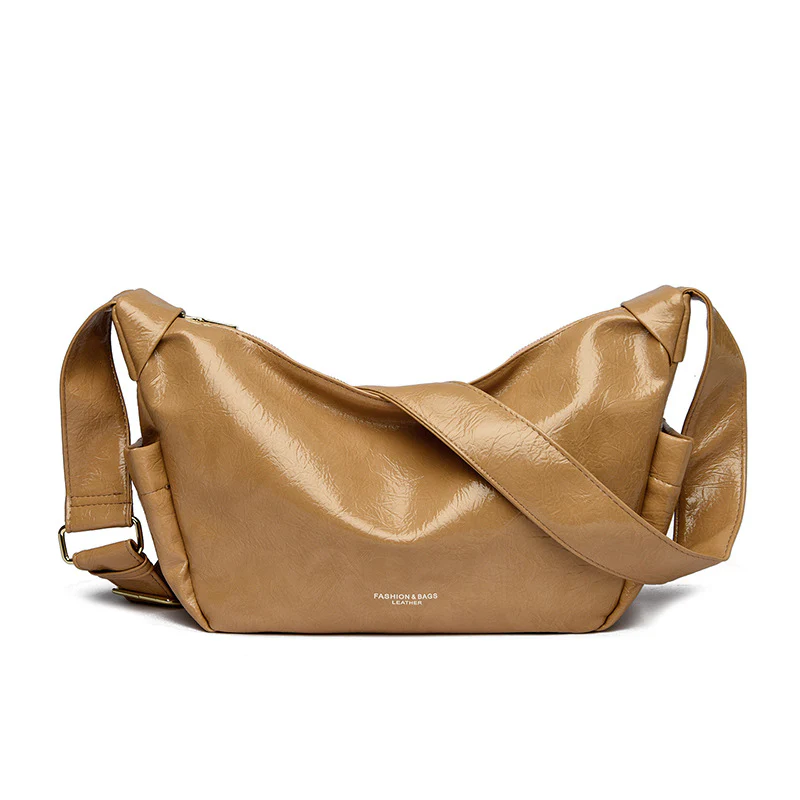 Sable Wax Leather Shoulder Bag - Image 6