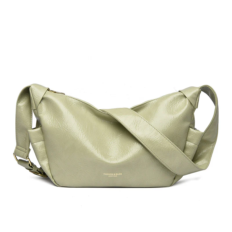 Sable Wax Leather Shoulder Bag - Image 9