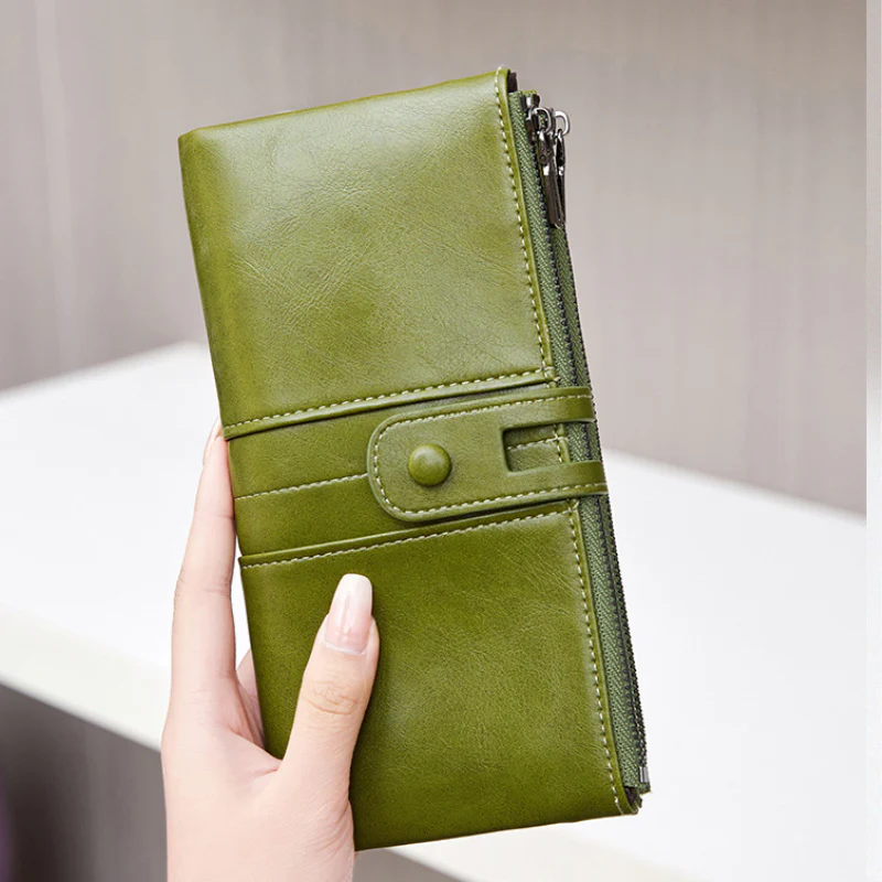Sage Slimline Clutch RFID Wallet - Image 4