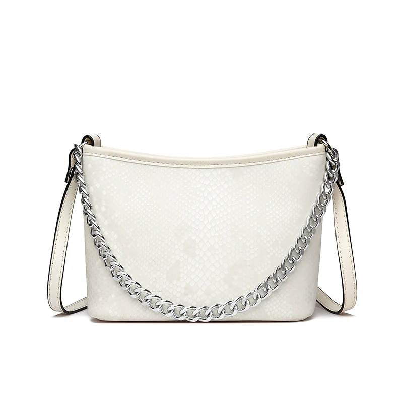 Seraphina Snakeskin Shoulder Bag - Image 8