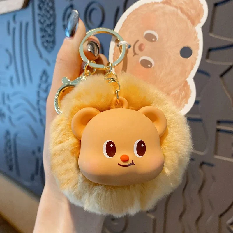 Soft Bear Fluffy Bag Charm - Image 5