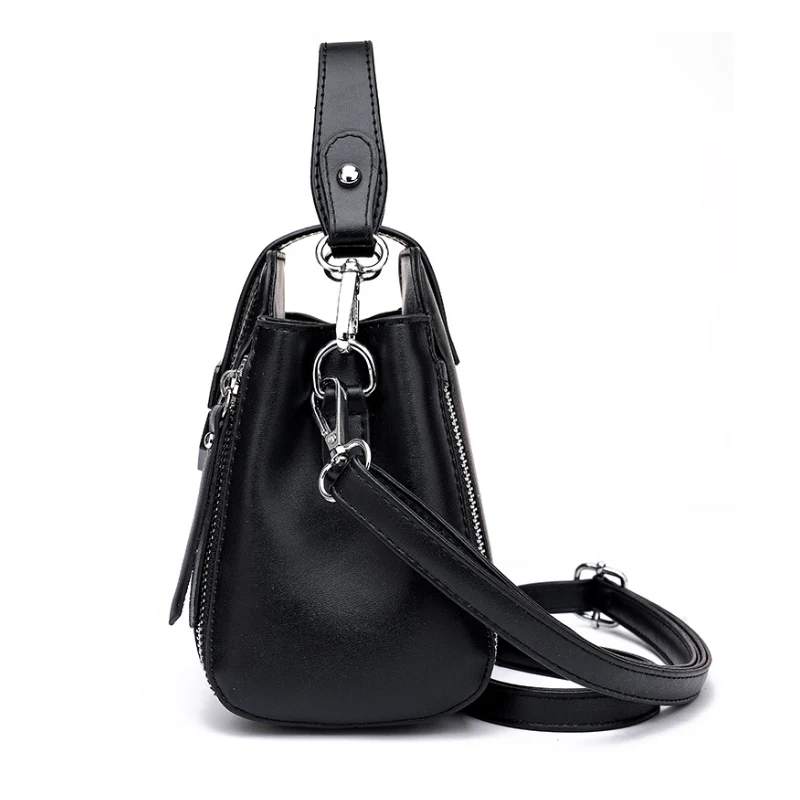Soft Leather Fashion Handbag For Women - Image 2