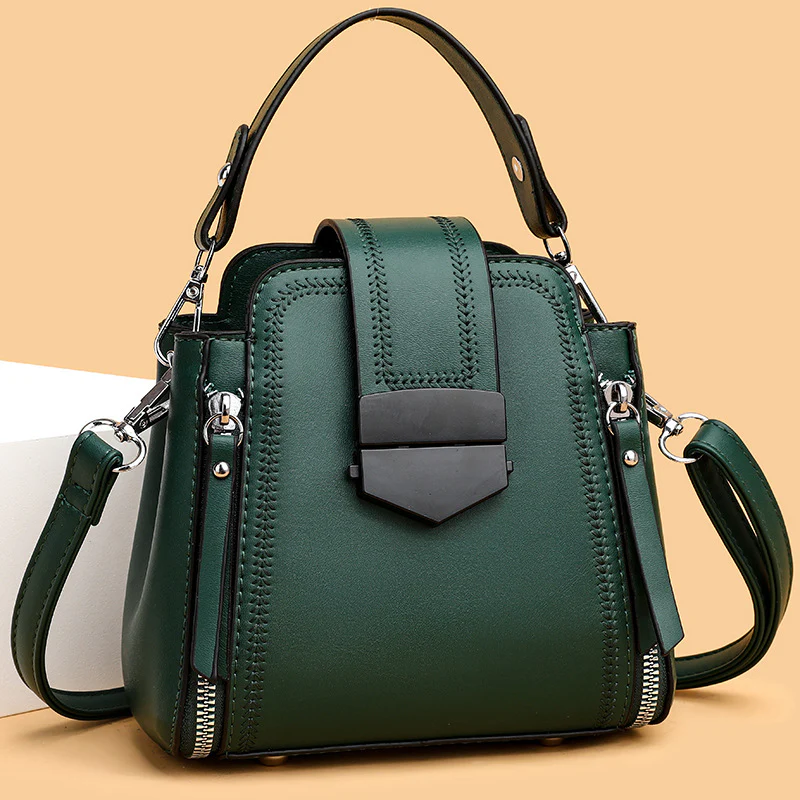 Soft Leather Fashion Handbag For Women - Image 6