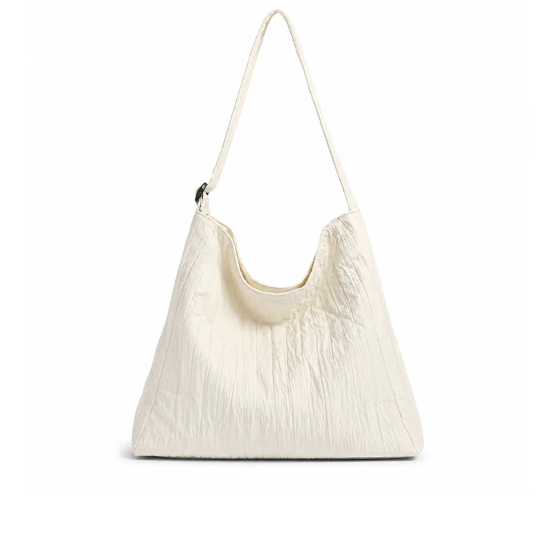 Soft Pleated Large Capacity Tote Bag