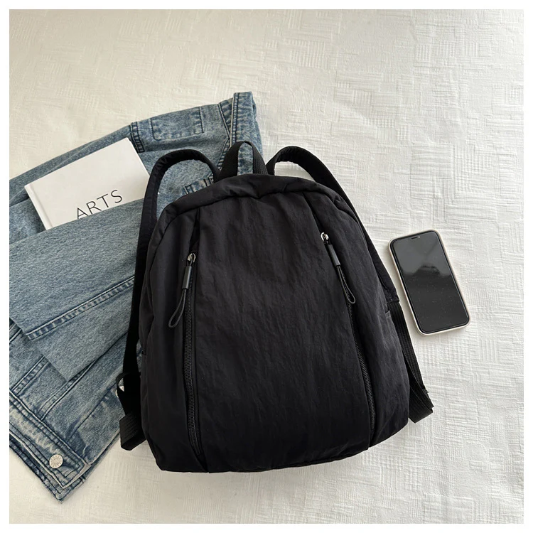 Solid Niche Carry Women Backpack - Image 7