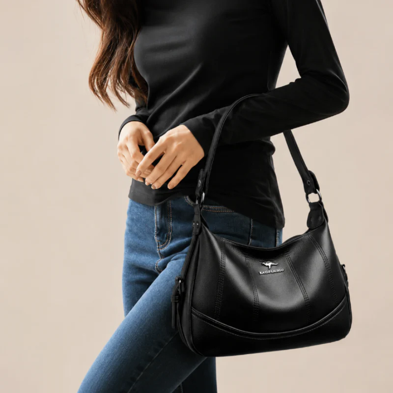 Sorella Pebbled Women’s Shoulder Bag - Image 4