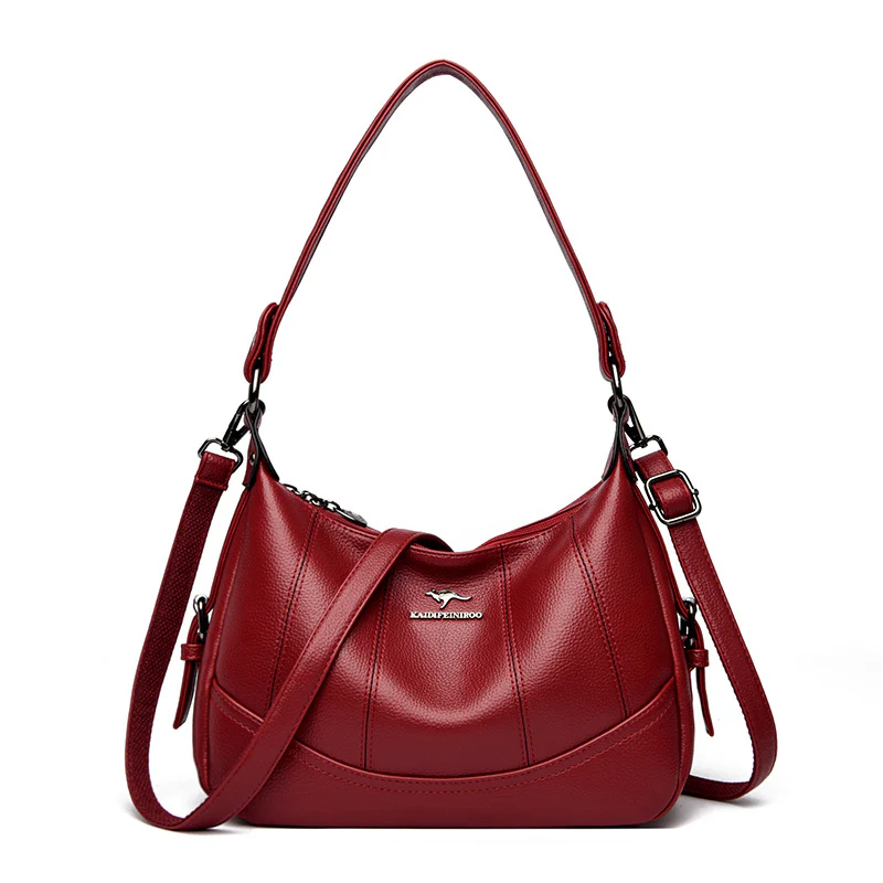 Sorella Pebbled Women’s Shoulder Bag - Image 6