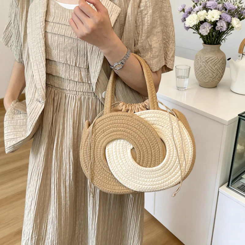 Spiral Weave Summer Handbag - Image 4