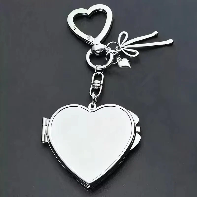 Starry Glow Mirror & Lipstick Style Keychain - Image 2