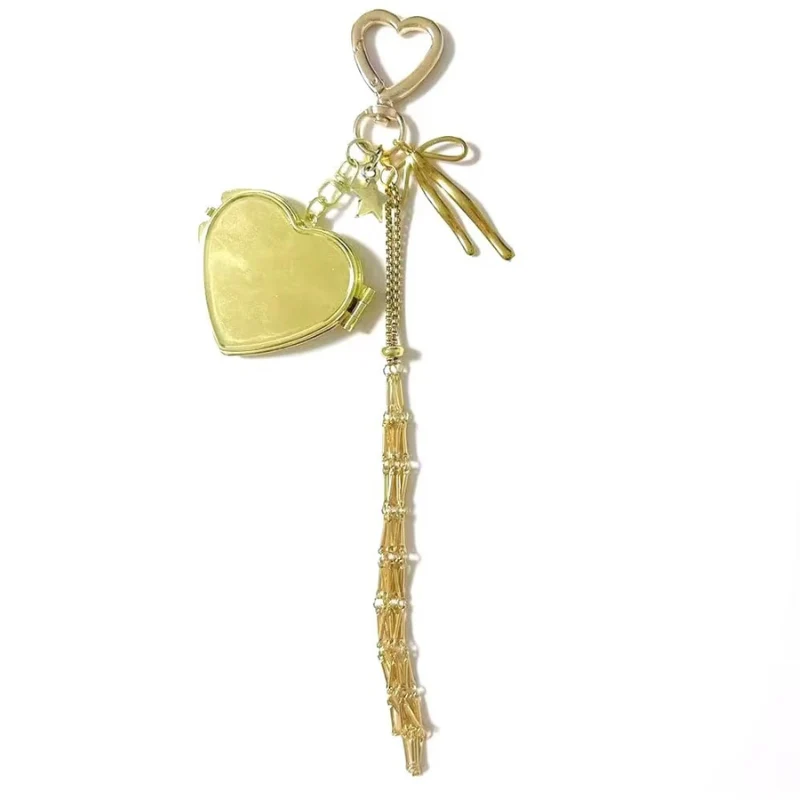 Starry Glow Mirror & Lipstick Style Keychain - Image 6