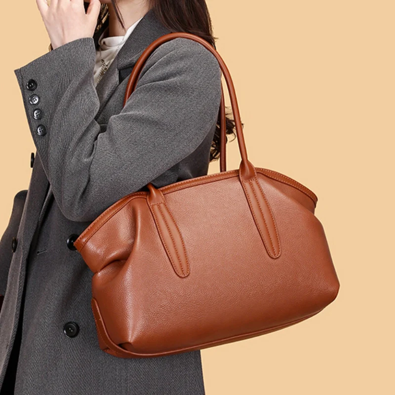 Suede Origami Tapered Shoulder Bag - Image 7