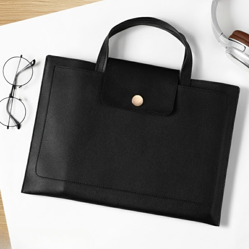 Thickened Waterproof Leather Briefcase Laptop Bag - Image 5