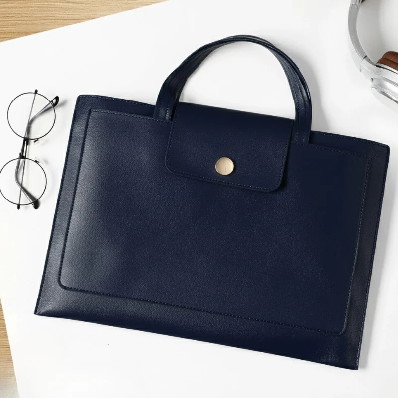 Thickened Waterproof Leather Briefcase Laptop Bag - Image 7