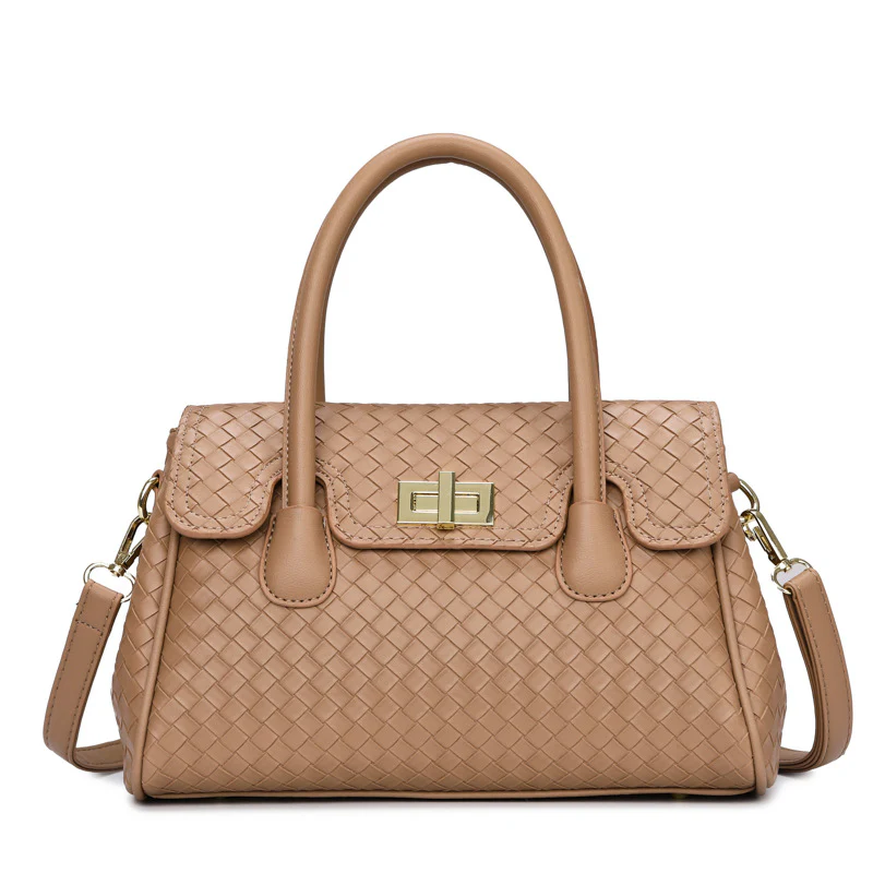 Timeless Weave Elegance Handbag - Image 5