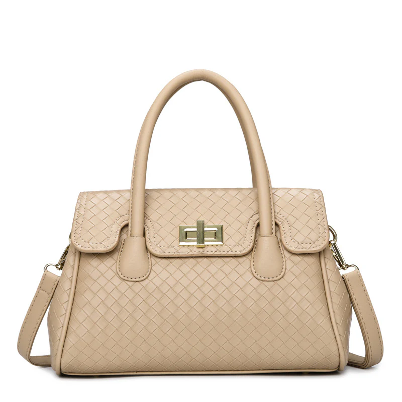 Timeless Weave Elegance Handbag - Image 6