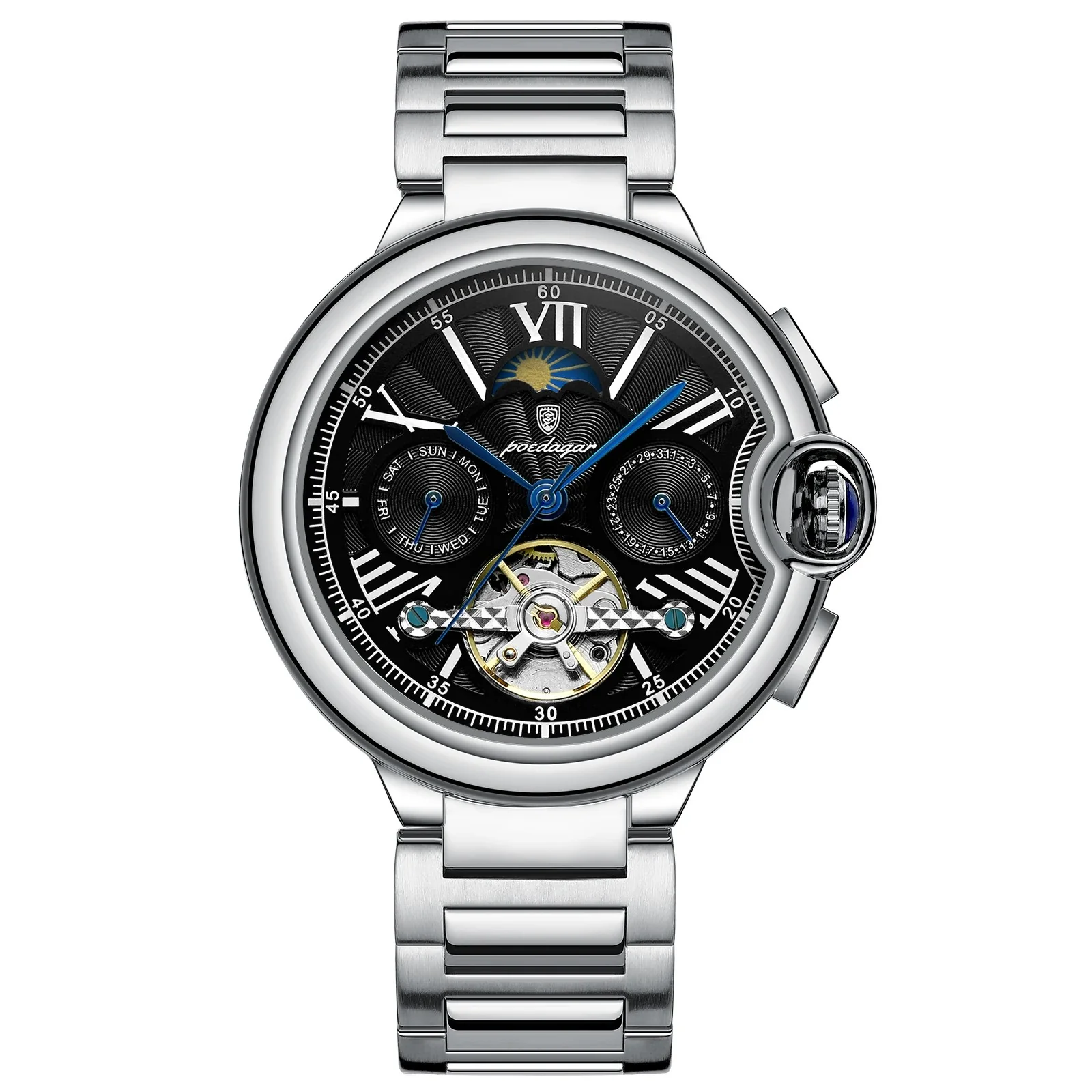 Titan Edge Men’s Mechanical Multifunction Watch - Image 5