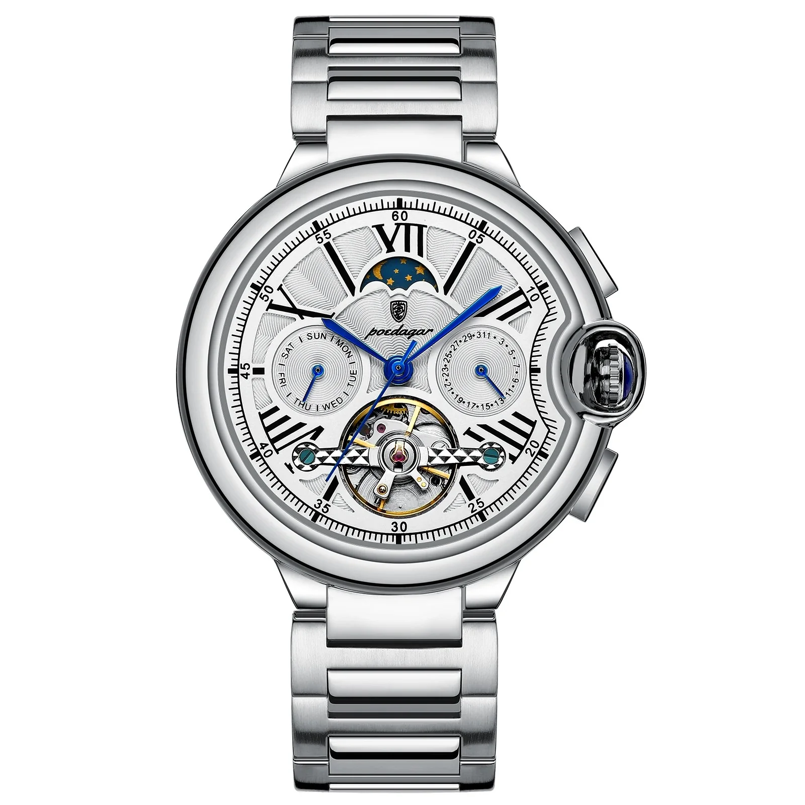 Titan Edge Men’s Mechanical Multifunction Watch - Image 6