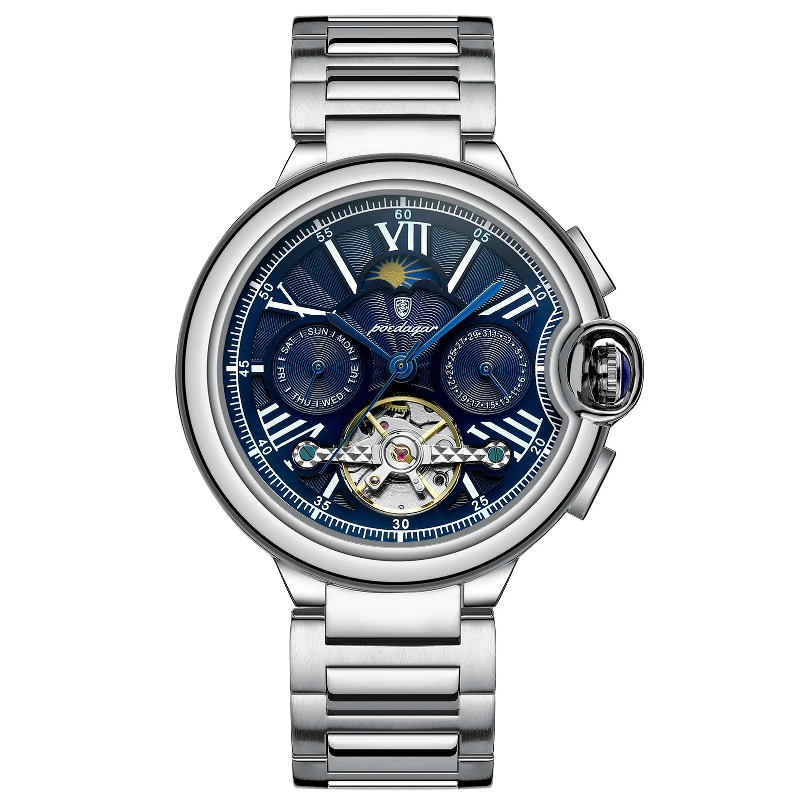 Titan Edge Men’s Mechanical Multifunction Watch - Image 7
