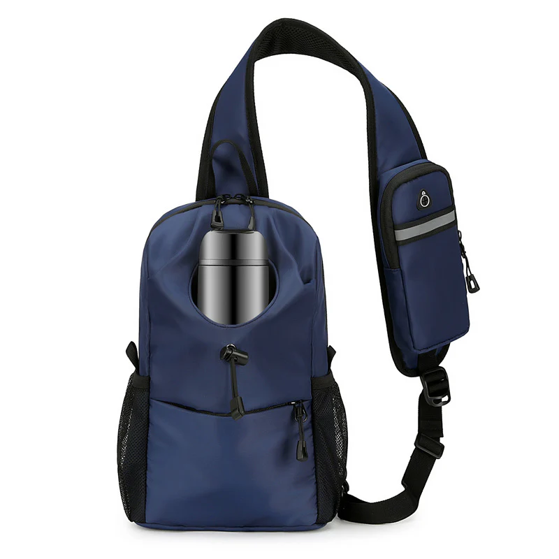 Ultra Light Nylon Crossbody Bottle Bag - Image 6