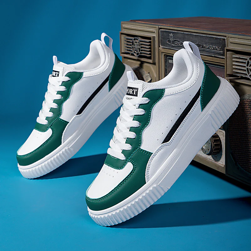 Unisex Breathable White Versatile Sneakers - Image 5